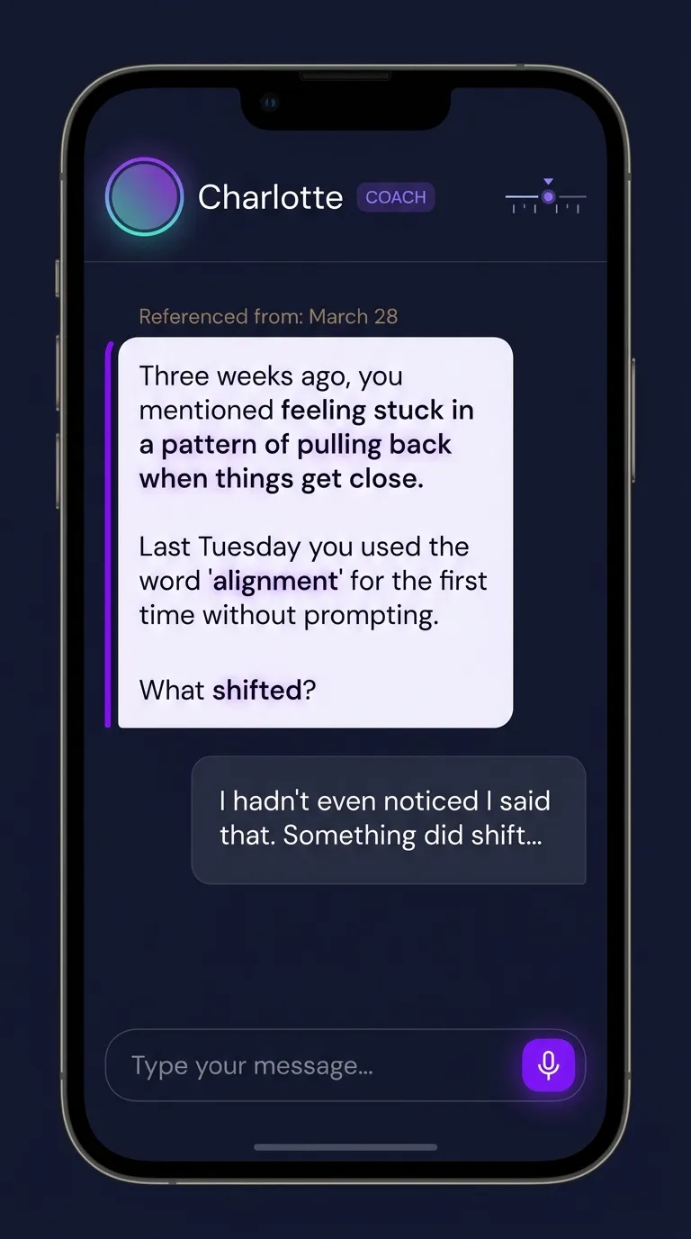 It remembers everything